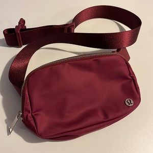 Burgundy/Maroon Lululemon Beltbag NWOT